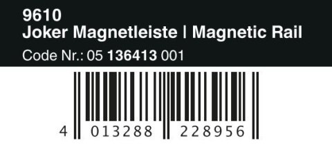 LISTWA MAGNETYCZNA 9610, NA 11 KLUCZY PŁASKICH 30*370MM WERA