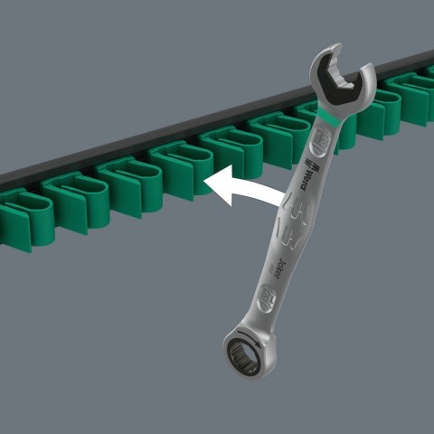 LISTWA MAGNETYCZNA 9610, NA 11 KLUCZY PŁASKICH 30*370MM WERA