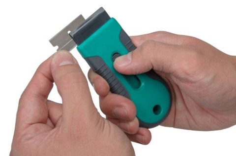 SKROBAK Z TWORZYWA 2-KOMPONENTOWEGO, OSTRZE 38MM WOLFCRAFT