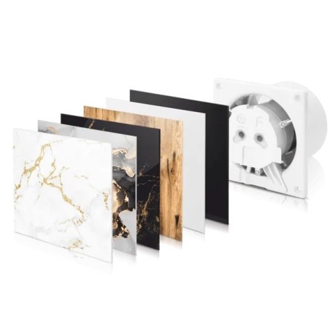 WENTYLATOR ŚCIENNO-SUFITOWY DRIM 125 RMS, CZUJNIK RUCHU AIR ROXY