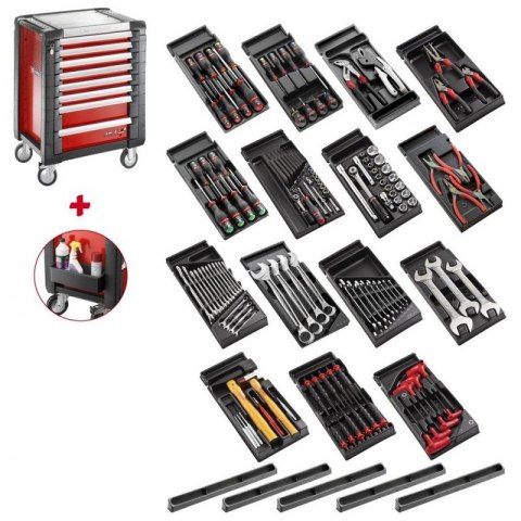 WÓZEK NARZ. 9 SZUFLAD SZEROKI 15 MOD. FACOM