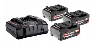 ZESTAW ZASILAJĄCY 18V ASC145 + 3*5.2AH METABO