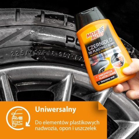CZERNIDŁO DO PLASTIKU I GUMY 250ML MOJE AUTO