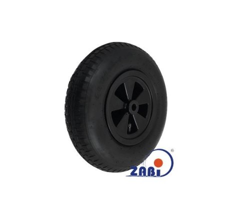 KOŁO PNEUMATYCZNE TWORZYWO-GUMA 400MM BEZ OBUDOWY 400X2 ZABI