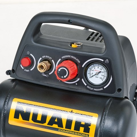 KOMPRESOR BEZOLEJOWY 6L 8 BAR 1.5KM NUAIR