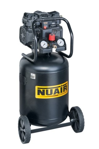 KOMPRESOR BEZOLEJOWY PIONOWY 50L 8BAR WYCISZONY 59DB 1.5KM NUAIR