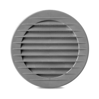 KRATKA OKRĄGŁA Z SIATKĄ FI 125 SZARY AIR ROXY