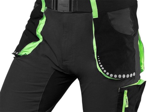 KRÓTKIE SPODENKI PREMIUM, 4 WAY STRETCH CZARNE ROZMIAR XXL NEO