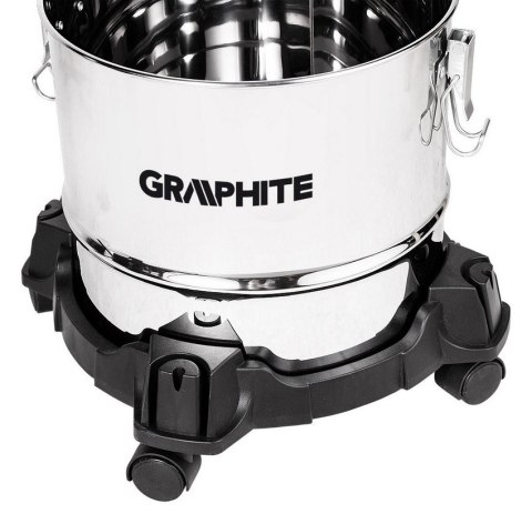 ODKURZACZ PRZEMYSŁOWY 800W 12L ZBIORNIK NIERDZEWNY GRAPHITE