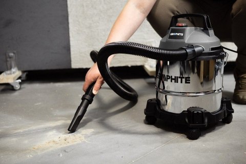 ODKURZACZ PRZEMYSŁOWY 800W 12L ZBIORNIK NIERDZEWNY GRAPHITE