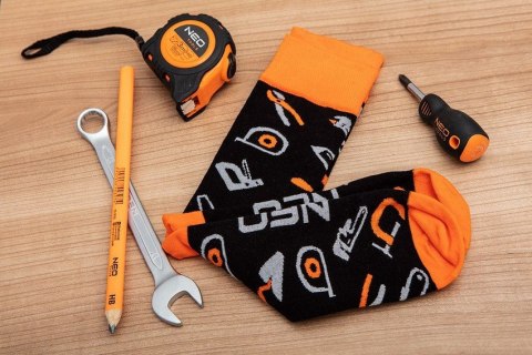 SKARPETY KOLOROWE NEO TOOLS, ROZMIAR 43-46 NEO