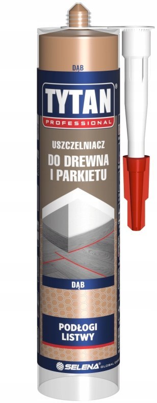 USZCZELNIACZ DO DREWNA I PARKIETU DĄB 280ML TYTAN
