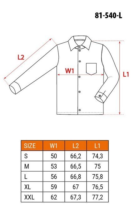 KOSZULA FLANELOWA KRATA CZERWONO-CZARNO-BIAŁA ROZMIAR L NEO