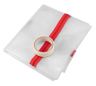 KURTYNA, OSŁONA PRZECIWPYŁOWA Z ZAMKIEM 'I' PE NEO