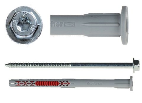 KOŁEK RAMOWY DUOXPAND 10*160 T Z WKRĘTEM NA KLUCZ FISCHER