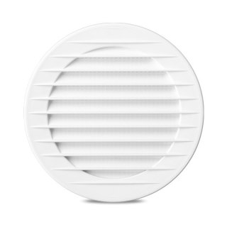 KRATKA OKRĄGŁA Z SIATKĄ FI 60 BIAŁA (4SZT.) AIR ROXY