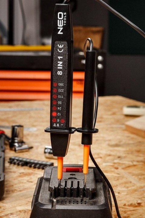 WIELOFUNKCYJNY TESTER NAPIĘCIA 8 W 1 AC/DC 6-380V NEO