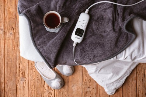 KOC ELEKTRYCZNY 120W 160*180CM Z CZASOMIERZEM SZARY CR 7418 CAMRY