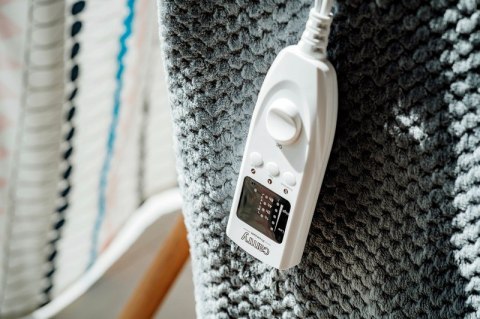 KOC ELEKTRYCZNY 60W 150*100CM Z CZASOMIERZEM SZARY CR 7416 CAMRY