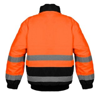 KURTKA ROBOCZA OSTRZEGAWCZA OCIEPLANA POMARAŃCZOWA ROZMIAR L NEO