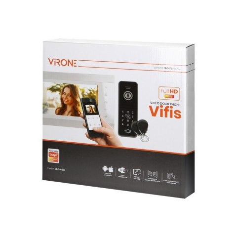 WIDEODOMOFON IP 7'' VIFIS VDP-61 VIFIS APP FHD BIAŁY VIRONE