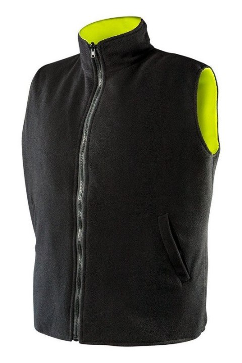 BEZRĘKAWNIK ROBOCZY DWUSTRONNY ODBLASKOWY ŻÓŁTY ROZMIAR L NEO