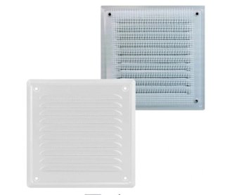 KRATKA METALOWA SKOŚNA Z SIATKĄ 14*14CM BIAŁA AIR ROXY