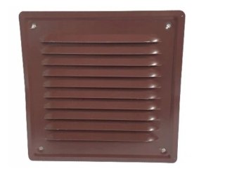 KRATKA METALOWA SKOŚNA Z SIATKĄ 14*14CM BRĄZ AIR ROXY