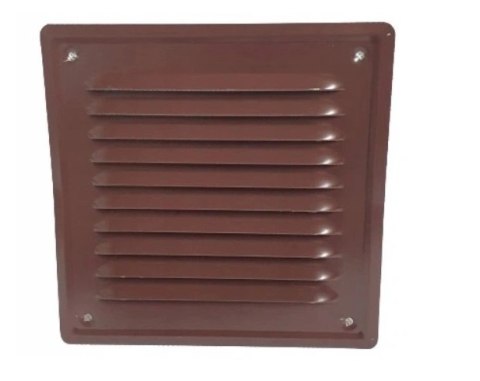 KRATKA METALOWA SKOŚNA Z SIATKĄ 14*14CM BRĄZ AIR ROXY