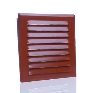 KRATKA METALOWA SKOŚNA Z SIATKĄ 14*14CM CEGLASTY AIR ROXY