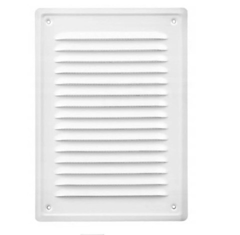 KRATKA METALOWA SKOŚNA Z SIATKĄ 14*21CM BIAŁA AIR ROXY