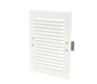 KRATKA METALOWA SKOŚNA Z UCHWTAMI Z SIATKĄ 14*21CM BIAŁA AIR ROXY