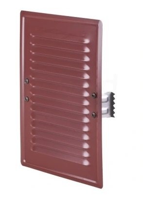 KRATKA METALOWA SKOŚNA Z UCHWTAMI Z SIATKĄ 14*21CM CEGLASTY AIR ROXY