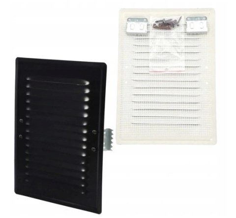 KRATKA METALOWA SKOŚNA Z UCHWTAMI Z SIATKĄ 14*21CM CZARNY AIR ROXY