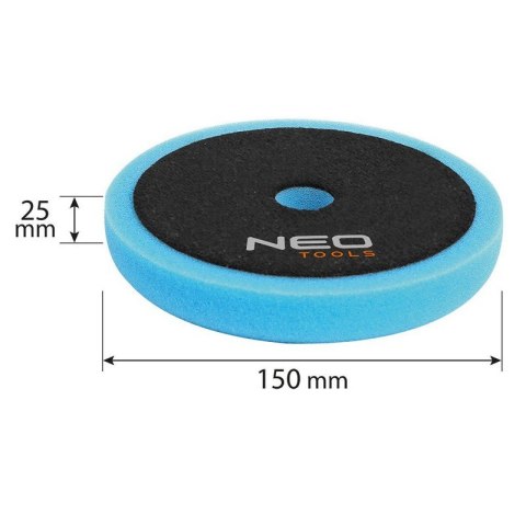 PAD POLERSKI 150*150*25MM GĄBKA BARDZO TWARDA NEO
