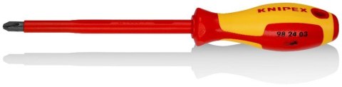 WKRĘTAK PHILLIPS Z IZOLACJĄ 150 MM PH3 KNIPEX