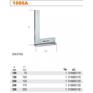 KĄTOWNIK POWIERZCHNIOWY PŁASKI ZE STOPKĄ 250MM BETA