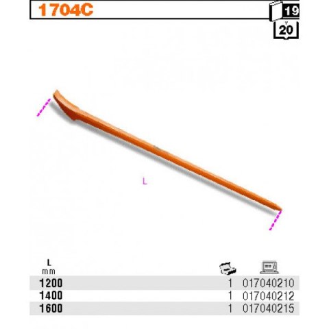 ŁOM DWUSTRONNY 1600MM BETA