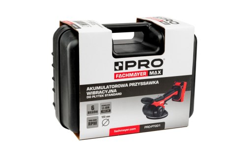 PRZYSSAWKA WIBRACYJNA DO PŁYTEK STANDARD 1*2.0AH PRO