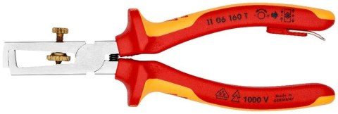 SZCZYPCE DO ŚCIĄGANIA IZOLACJI 1000V 160MM Z ZAWIESZKĄ KNIPEX