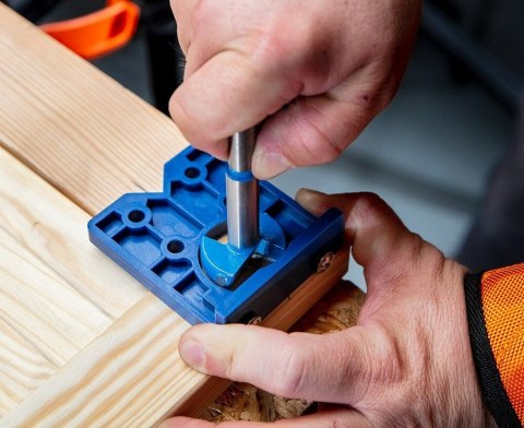 FREZ PUSZKOWY 35 MM Z OGRANICZNIKIEM + SZABLON GRAPHITE