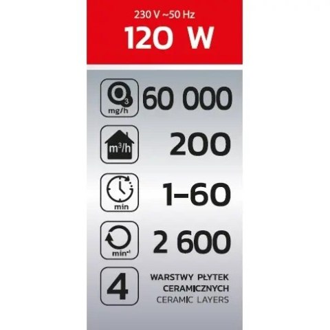 GENERATOR OZONU 60G/H DEDRA