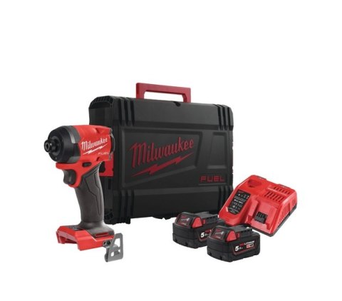 KLUCZ UDAROWY AKUMULATOROWY 1/4' M18FID3MC-502X 2*5.0AH MILWAUKEE