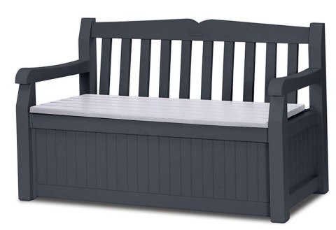 SKRZYNIA/ŁAWKA OGRODOWA, TARASOWA, EDEN 265L, GRAFIT KETER