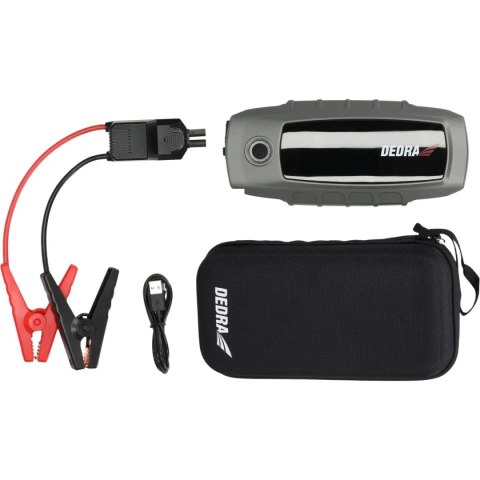 URZADZENIE ROZRUCHOWE POWERBANK 16000 MAH LCD DEDRA