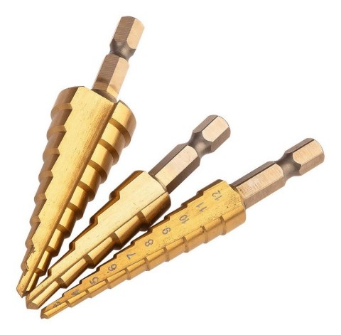 ZESTAW WIERTEŁ STOPNIOWYCH HSS TIN 3-20 MM HEX 3 SZT. NEO