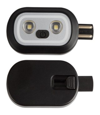 CZAPKA Z LATARKA LED RGB GRAFITOWA NEO