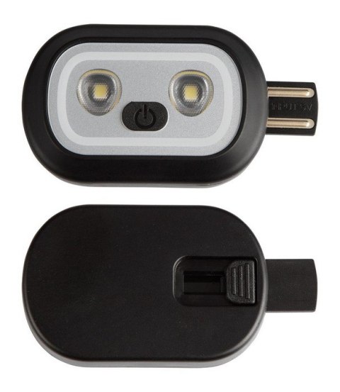 CZAPKA Z LATARKA LED RGB GRAFITOWA NEO