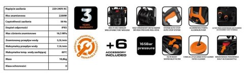 MYJKA CIŚNIENIOWA 2200W NEO