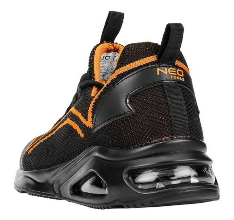 PÓŁBUTY ROBOCZE S1 SR STALOWY PODN.POMARAŃCZOWE ROZM.42 NEO